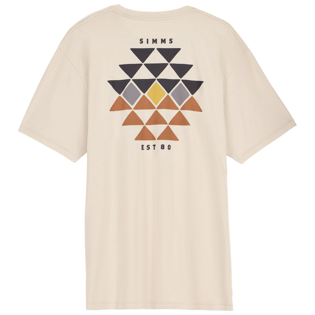 Simms Men's Lake Nomad T-Shirt Natural Image 01
