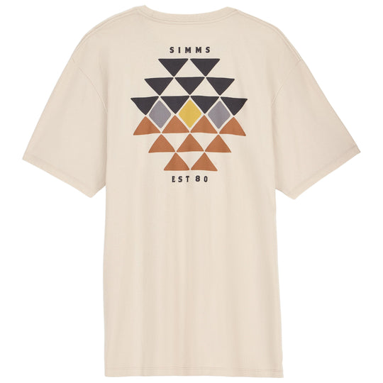 Simms Men's Lake Nomad T-Shirt Natural Image 01