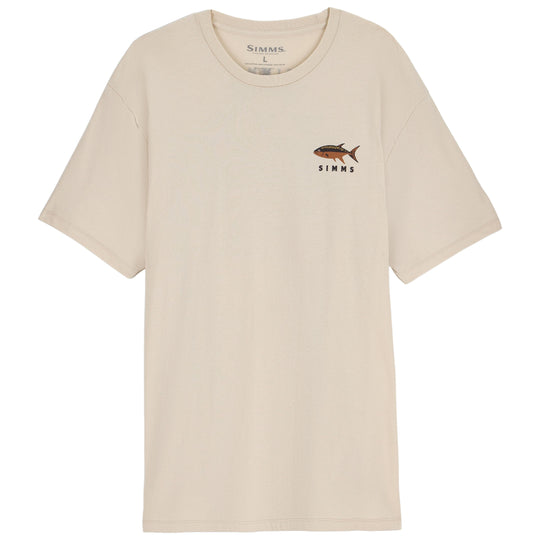 Simms Men's Lake Nomad T-Shirt Natural Image 02