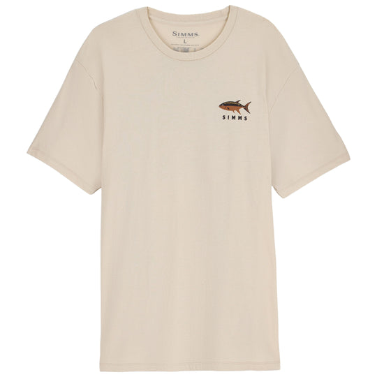 Simms Men's Lake Nomad T-Shirt Natural Image 02