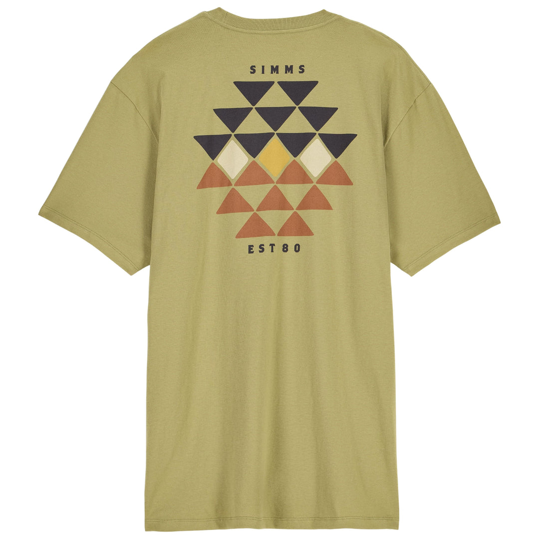 Simms Men's Lake Nomad T-Shirt Tent Green Image 01