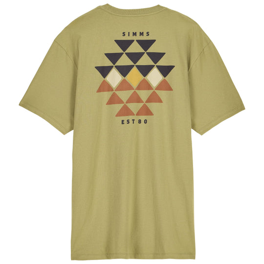 Simms Men's Lake Nomad T-Shirt Tent Green Image 01