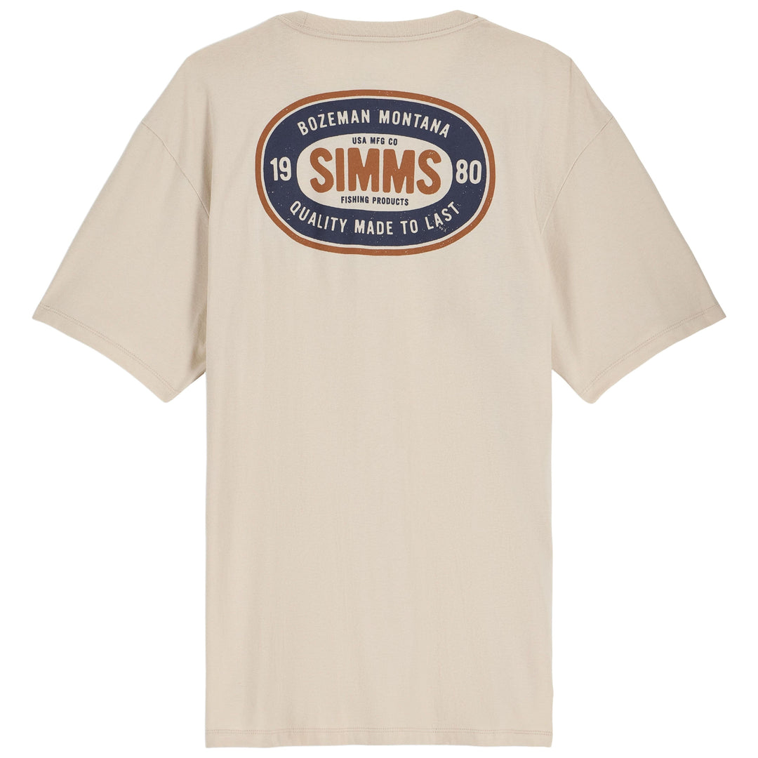 Simms Men's Quality Seal T-Shirt Natural Image 01