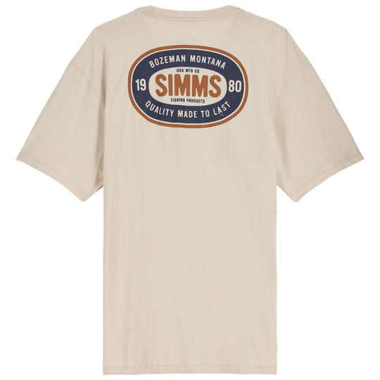 Simms Men's Quality Seal T-Shirt Natural Image 01
