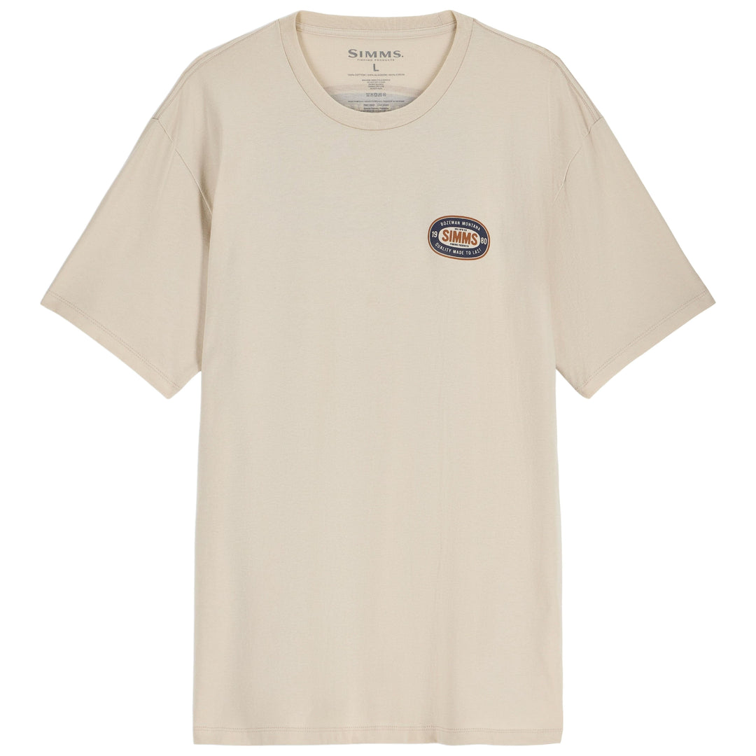 Simms Men's Quality Seal T-Shirt Natural Image 02