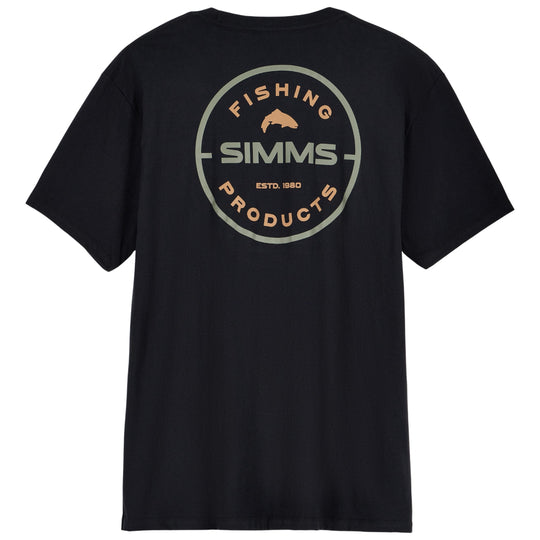 Simms Men's Rounder T-Shirt Black Image 01