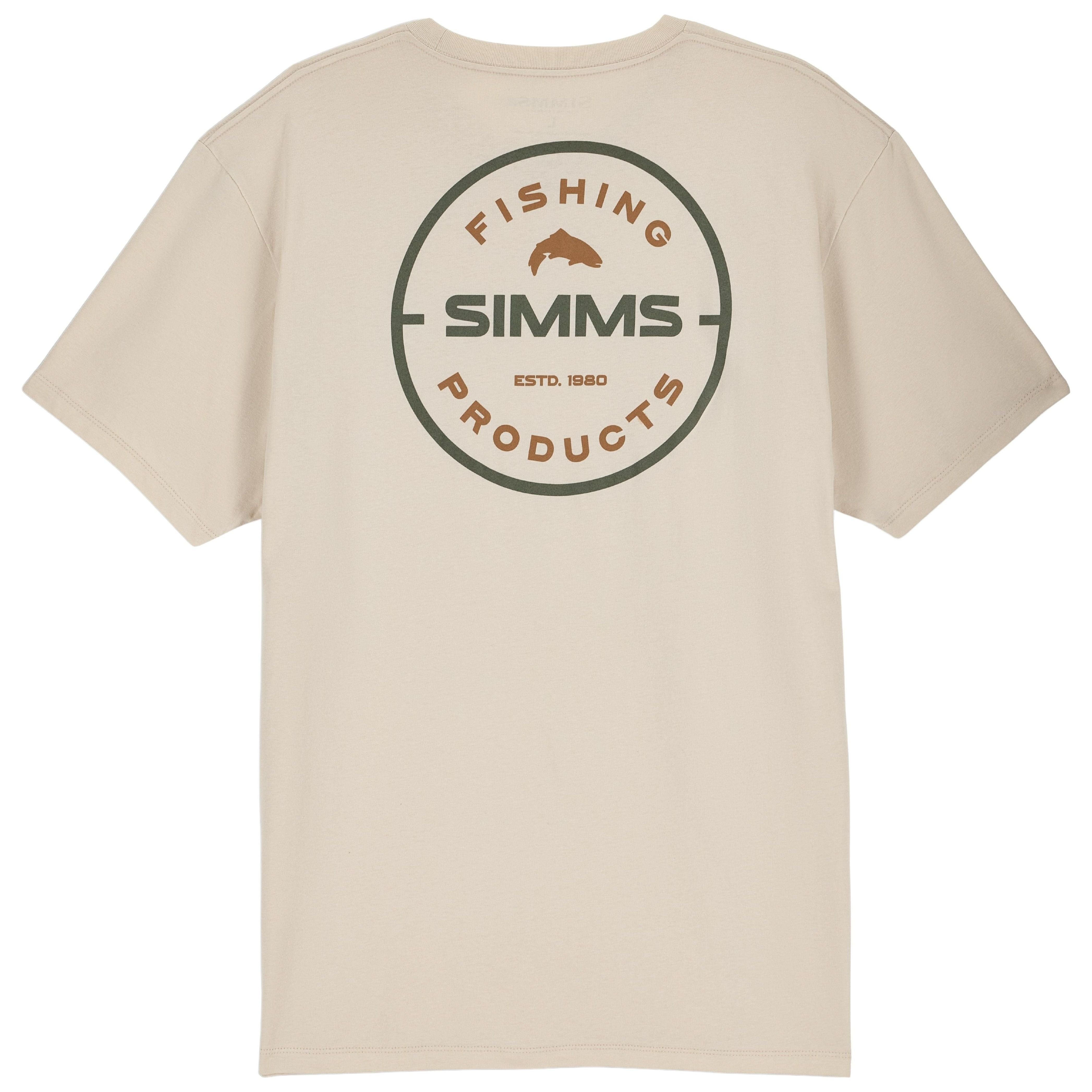 Simms Men's Rounder T-Shirt Natural Image 01