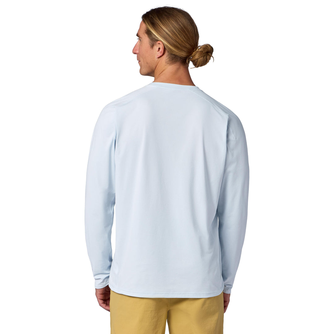 Simms Men's Solarflex Crew Bimini Blue Image 03