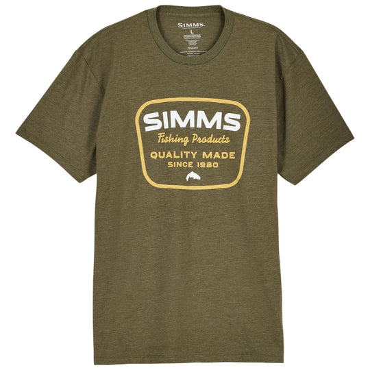 Simms Men's Stamp Lock Tech T-Shirt Military Heather Image 01