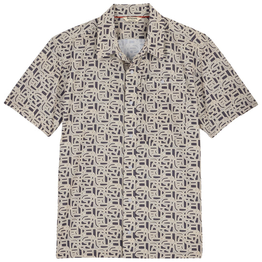 Simms Men's Tailout Air SS Shirt Block Burnished Clay Image 01