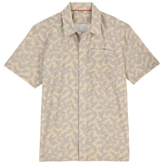 Simms Men's Tailout Air SS Shirt Palm Burnished Clay Image 01