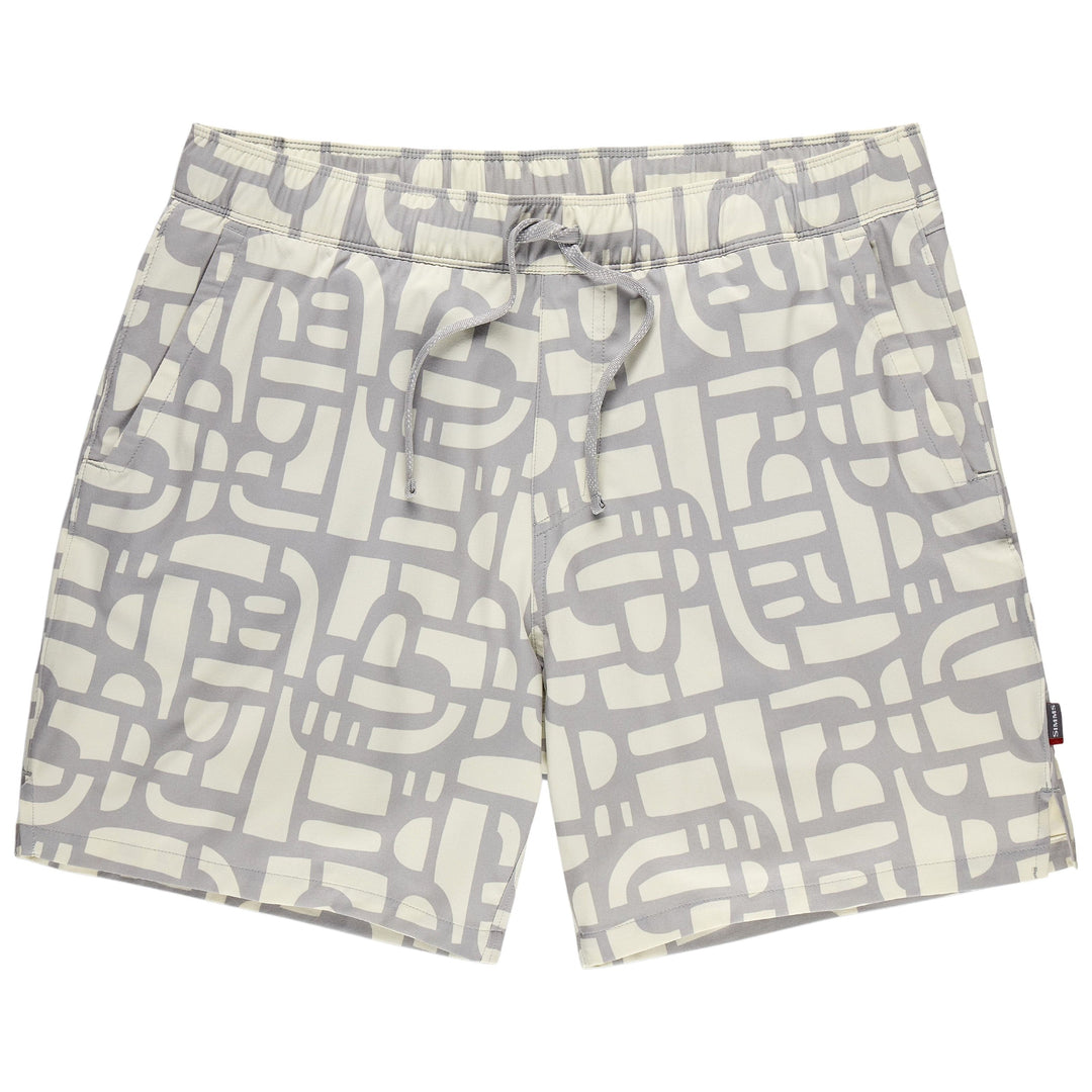 Simms Men's Wanaka Water Short Block Tallow Image 01