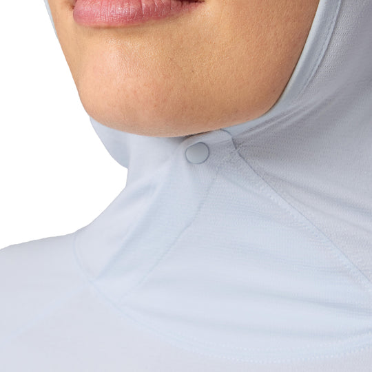 Simms Women's Solarflex Hoody Bimini Blue Image 05