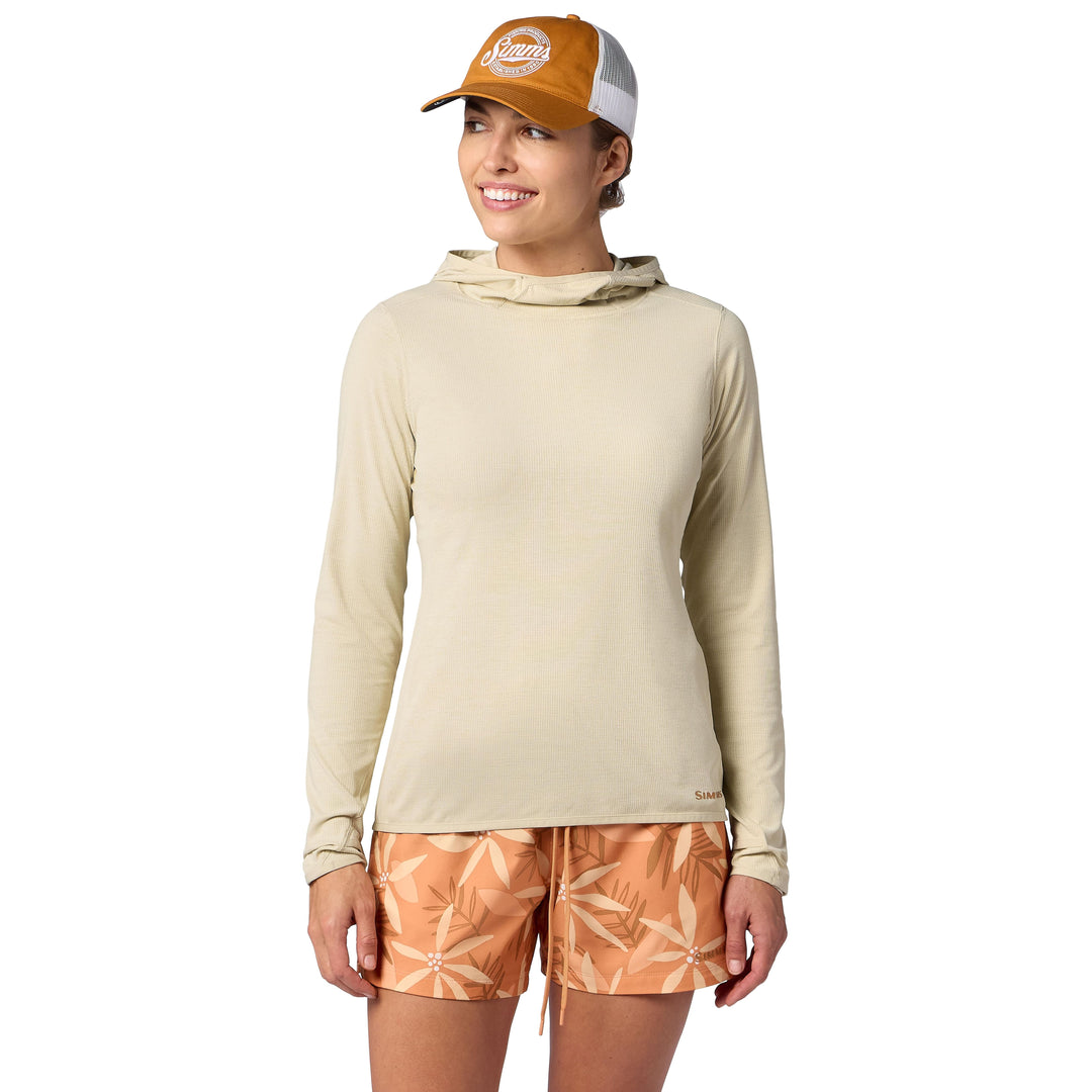 Simms Women's Stone Cold Hoody Parchment Image 02