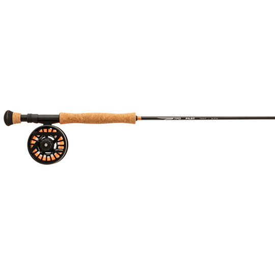 TFO Pilot Fly Rod & Reel Kit Fighting Butt Handle Image 01