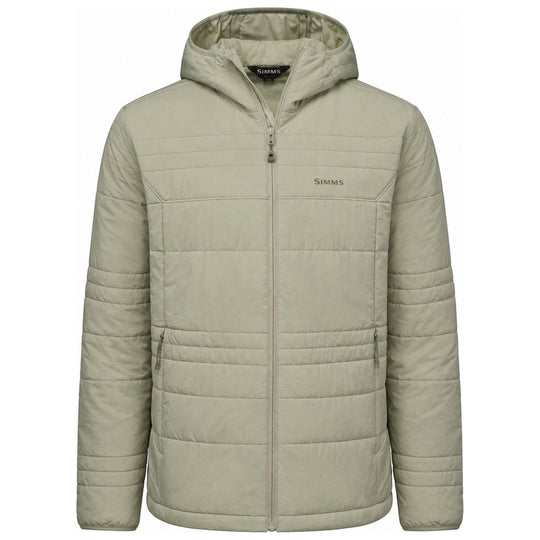 Simms Men's Fall Run Hooded Jacket Pale Pine Image 01