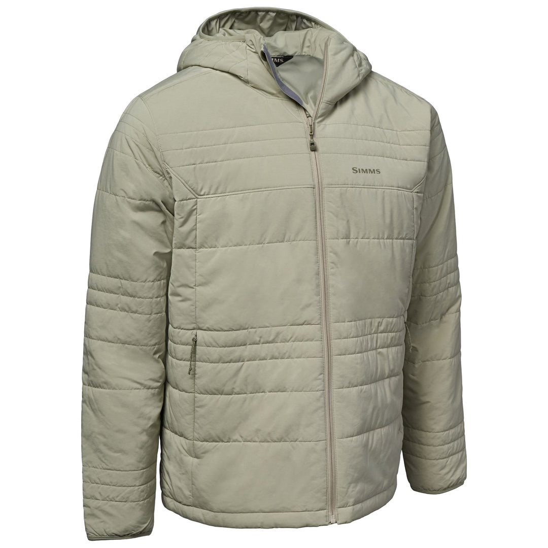 Simms Men's Fall Run Hooded Jacket Pale Pine Image 03