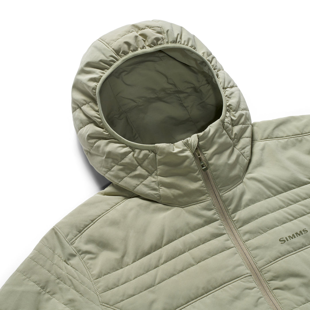 Simms Men's Fall Run Hooded Jacket Pale Pine Image 05