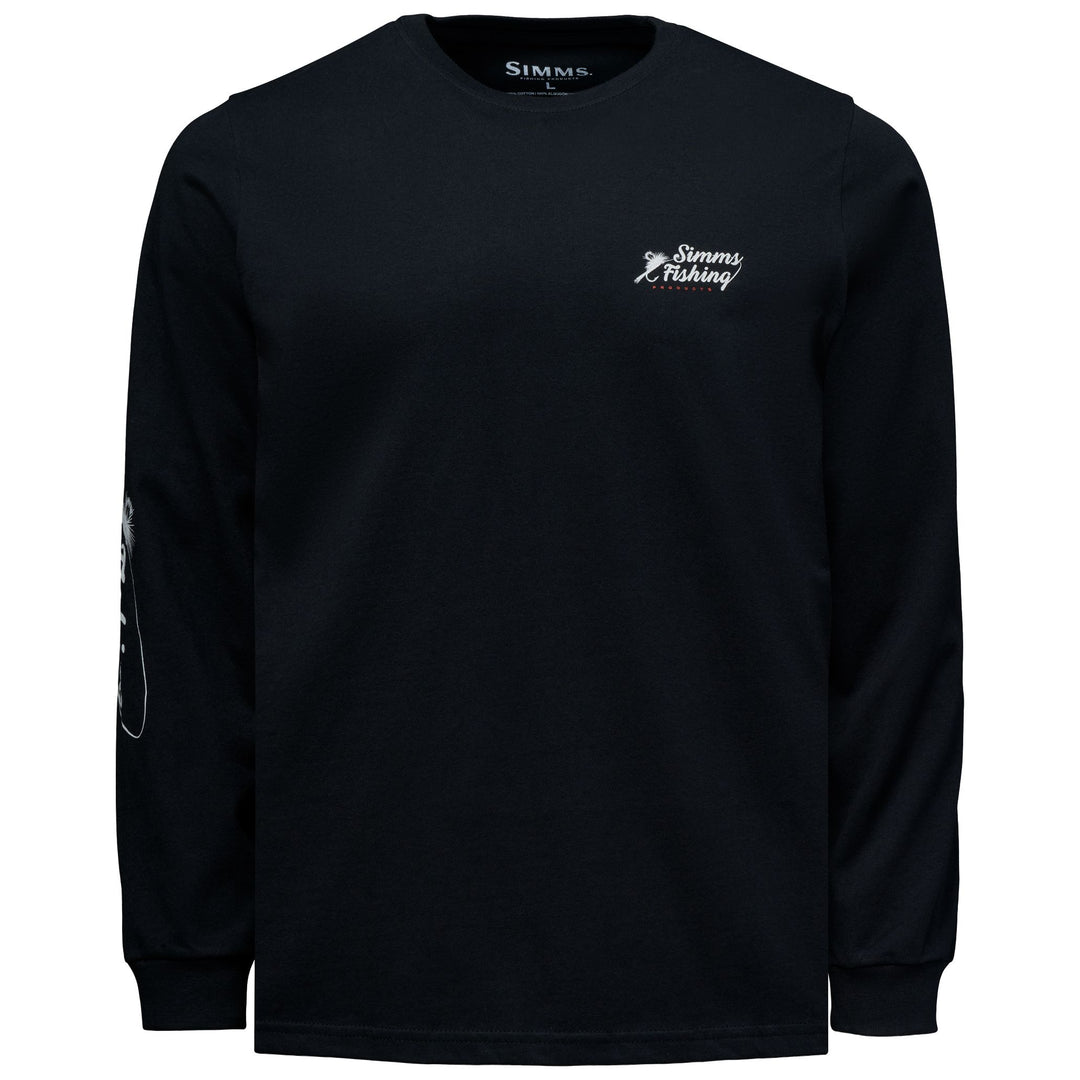 Simms Men's Fly LS Shirt Black Image 01