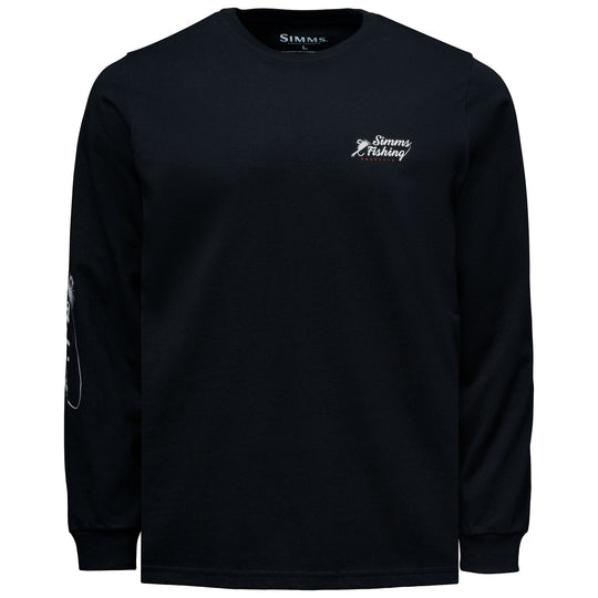 Simms Men's Fly LS Shirt Black Image 01