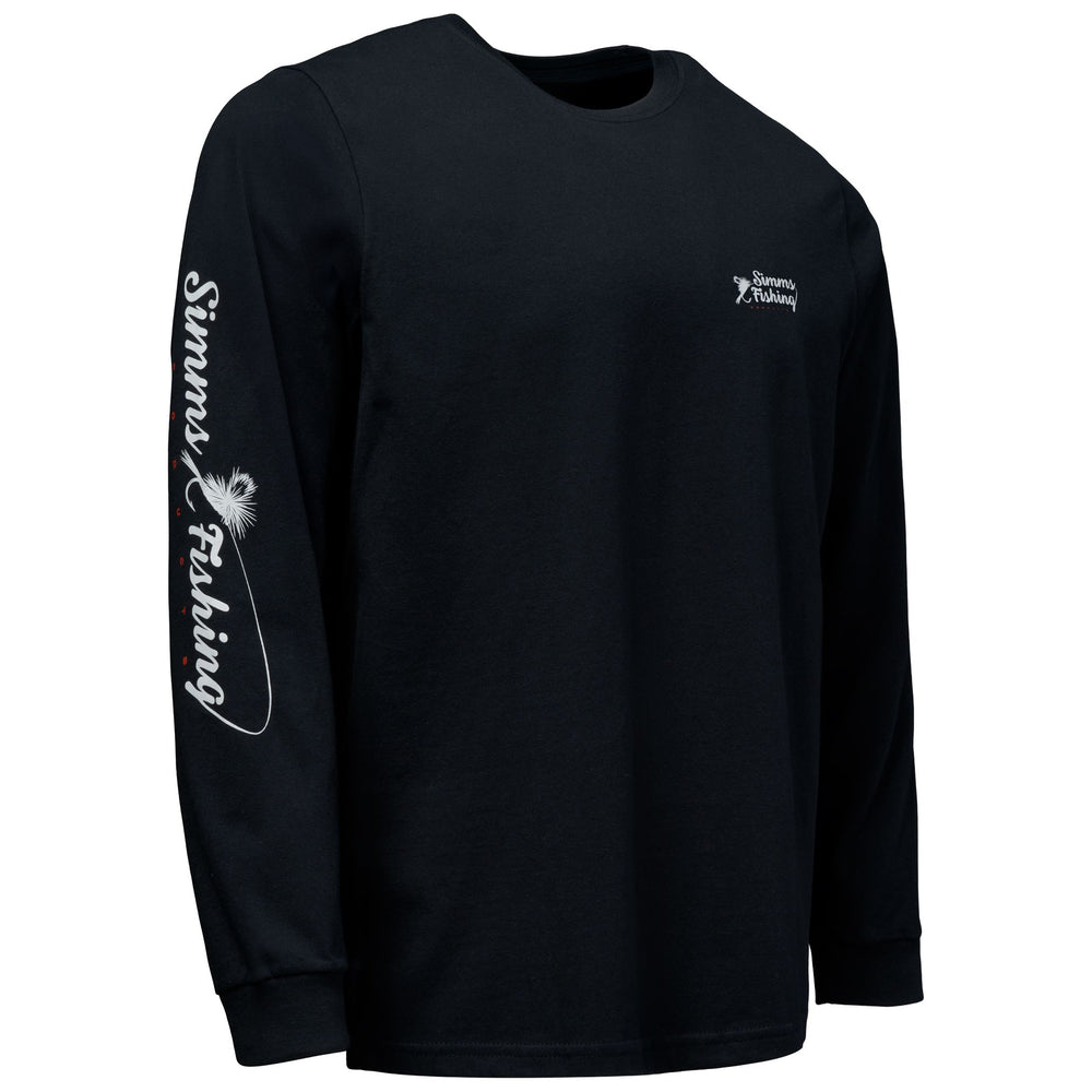 Simms Men's Fly LS Shirt Black Image 02