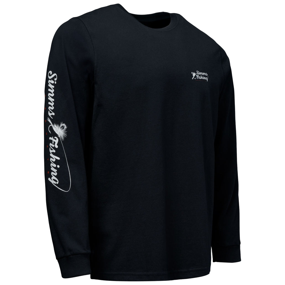 Simms Men's Fly LS Shirt Black Image 02