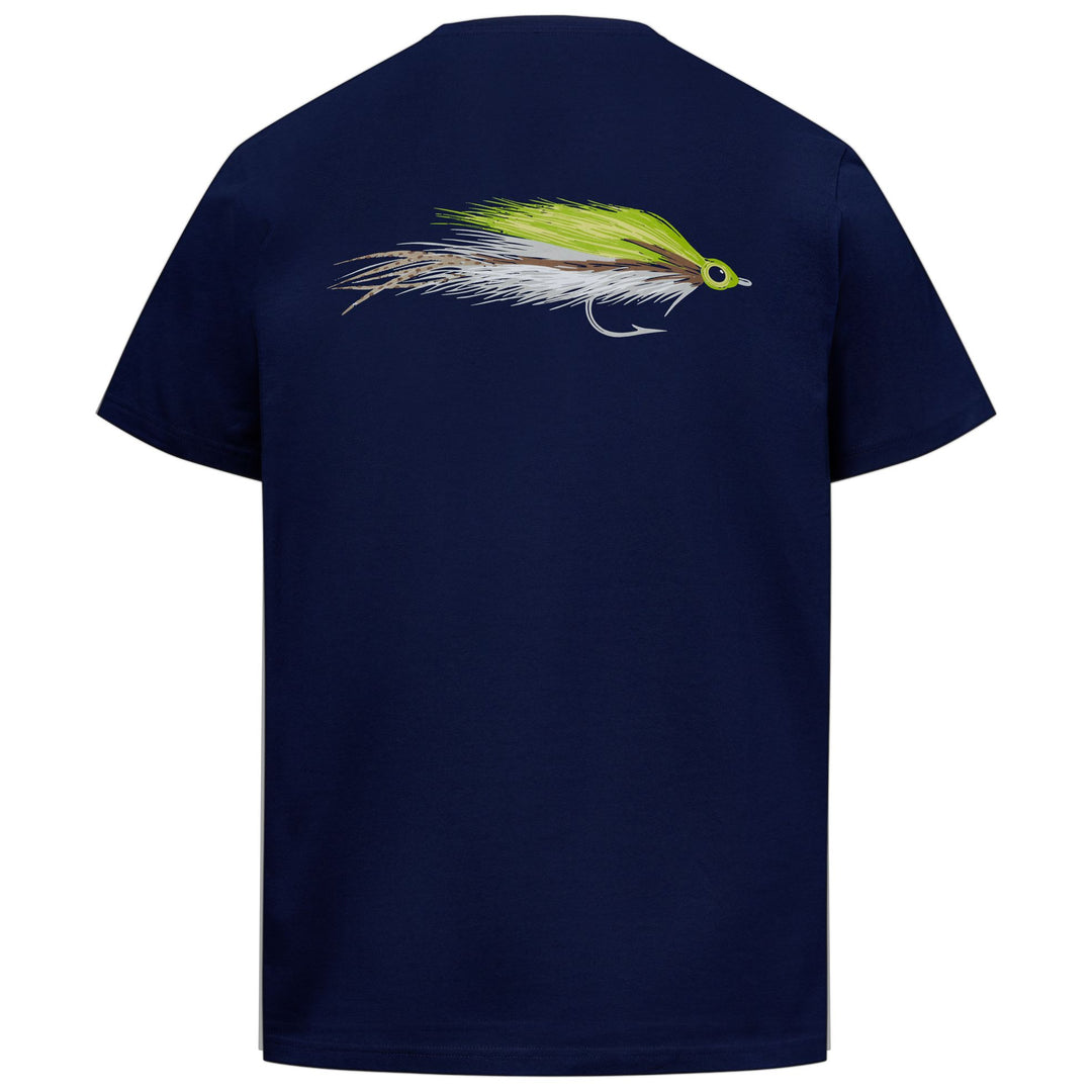 Simms Men's Lefty Deceiver T-Shirt Classic Blue Image 01