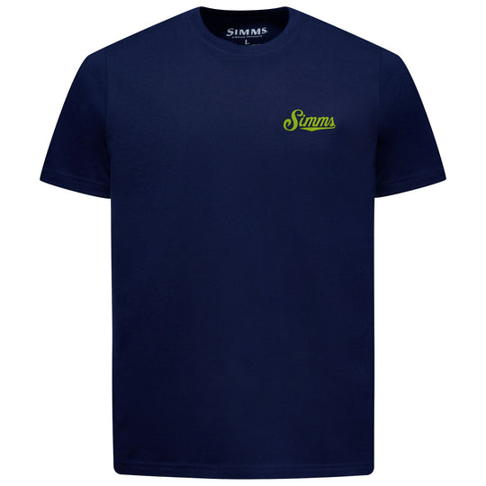 Simms Men's Lefty Deceiver T-Shirt Classic Blue Image 02