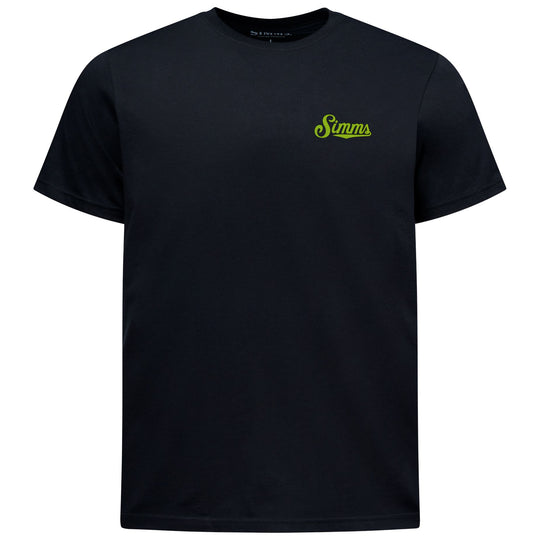 Simms Men's Lefty Deceiver Tech T-Shirt Black Image 02