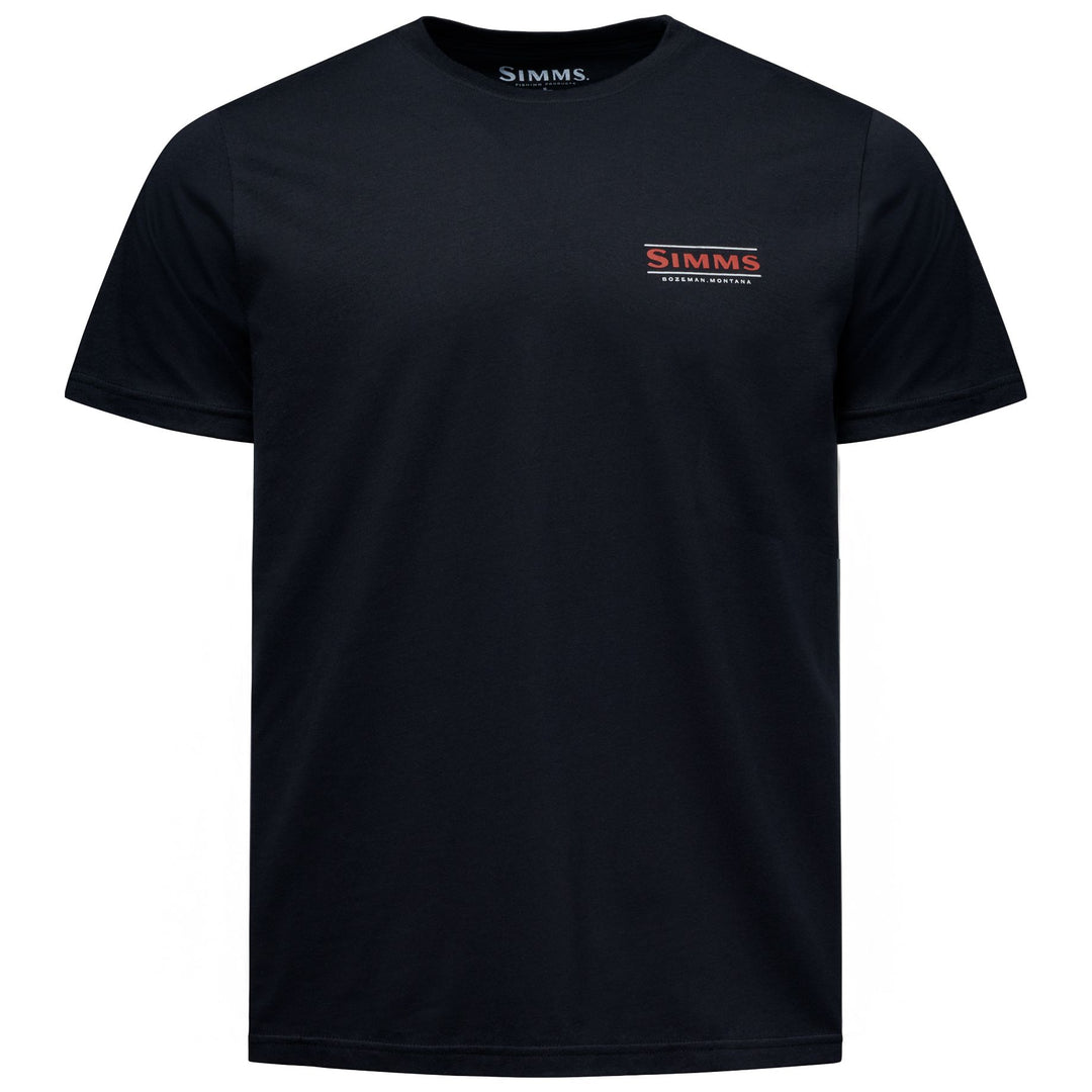 Simms Men's Lockup Tech T-Shirt Black Image 02