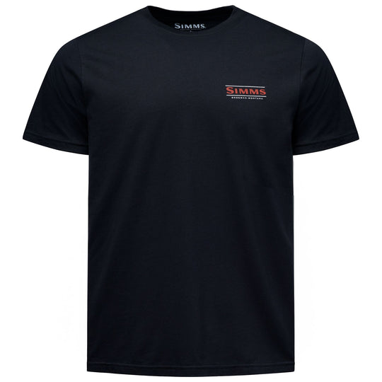 Simms Men's Lockup Tech T-Shirt Black Image 02