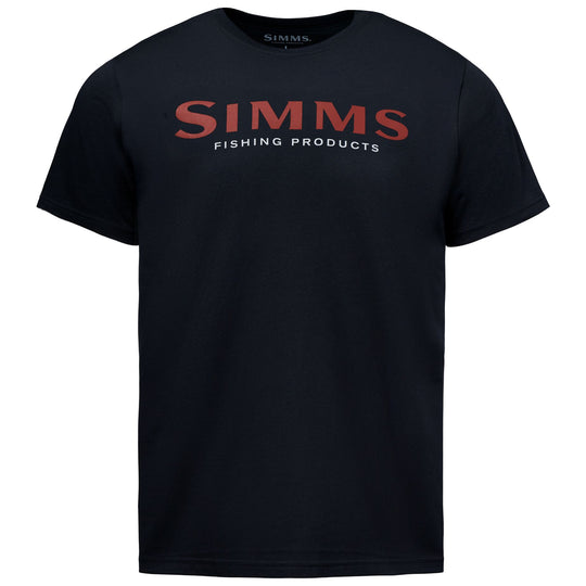 Simms Men's Logo Tech T-Shirt Black Image 01
