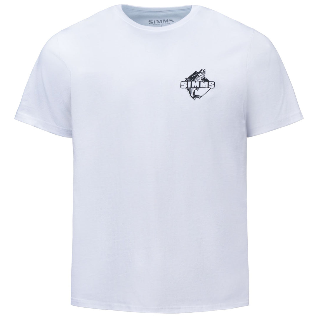 Simms Men's Neon King T-Shirt White Image 02