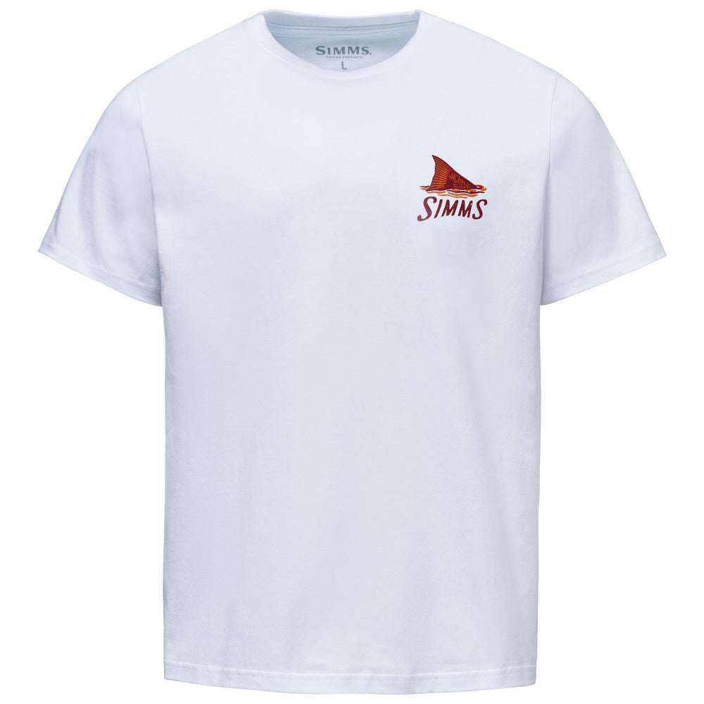 Simms Men's Redfish T-Shirt White Image 02