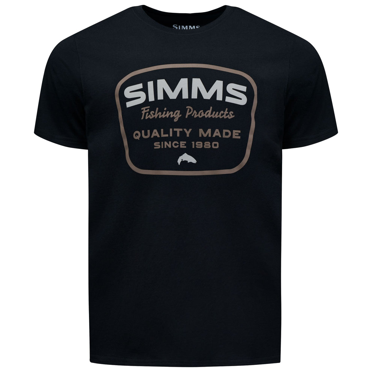 Simms Men's Stamp Lock T-Shirt Black Image 01