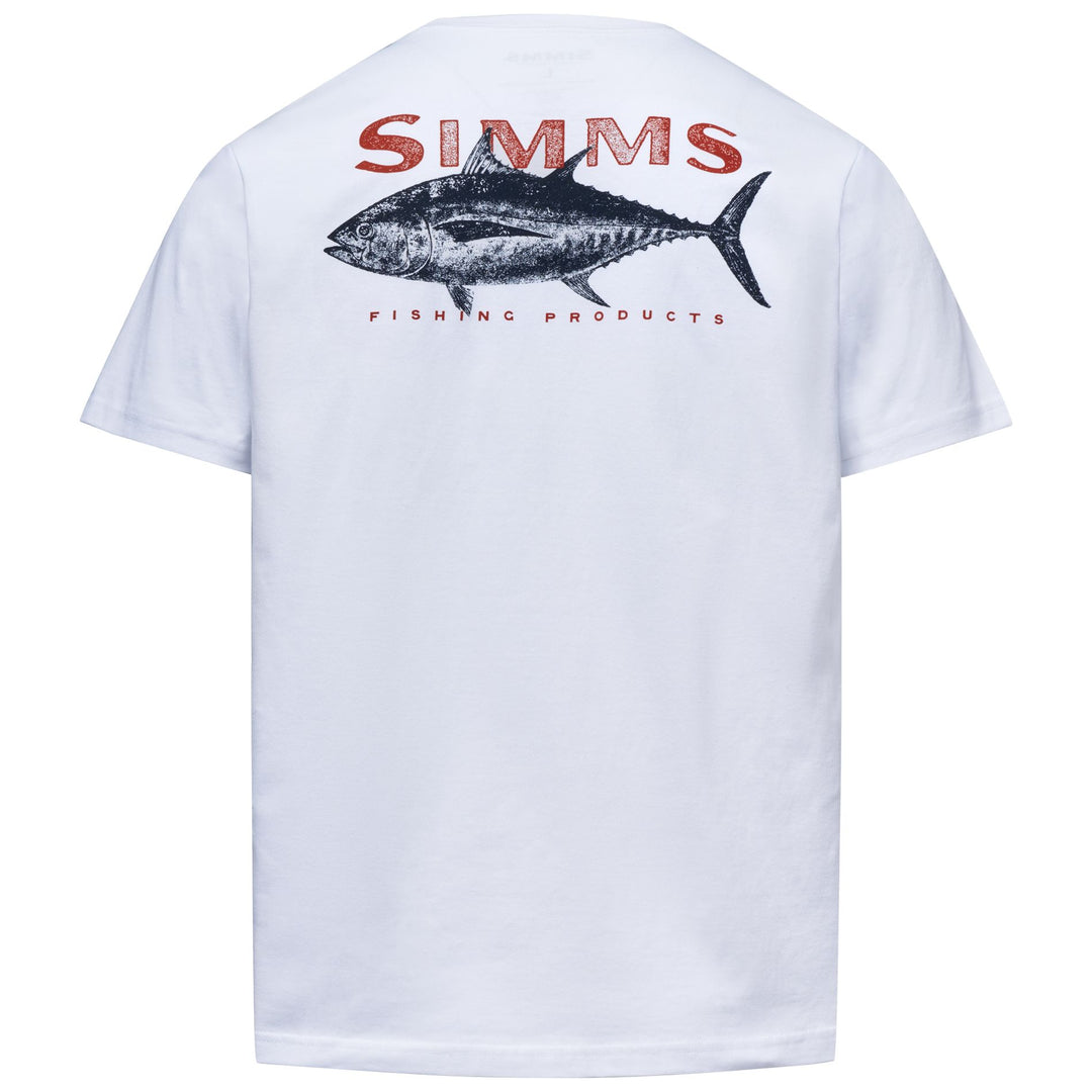 Simms Men's Tuna T-Shirt White Image 01