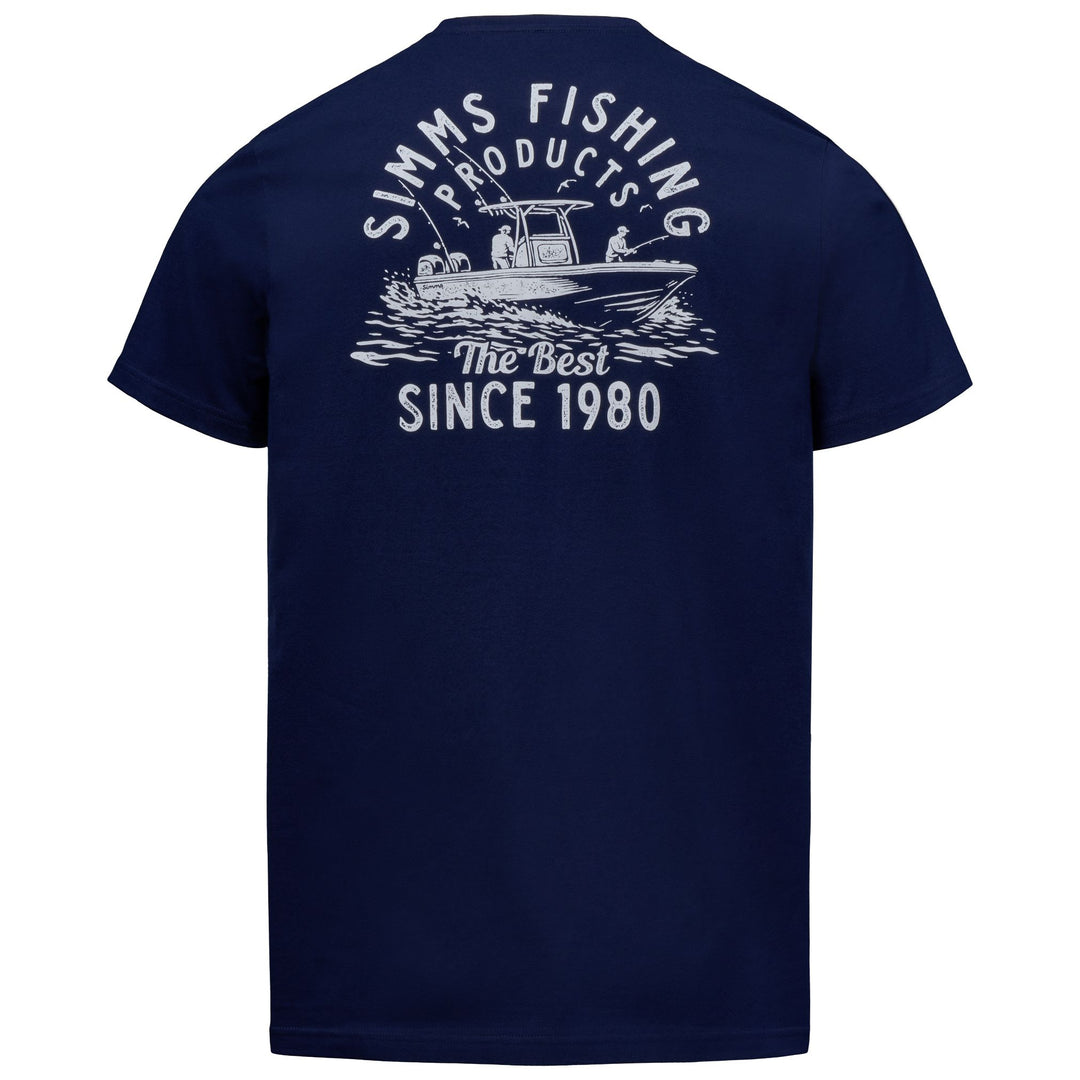 Simms Men's Waterman T-Shirt Classic Blue Image 01