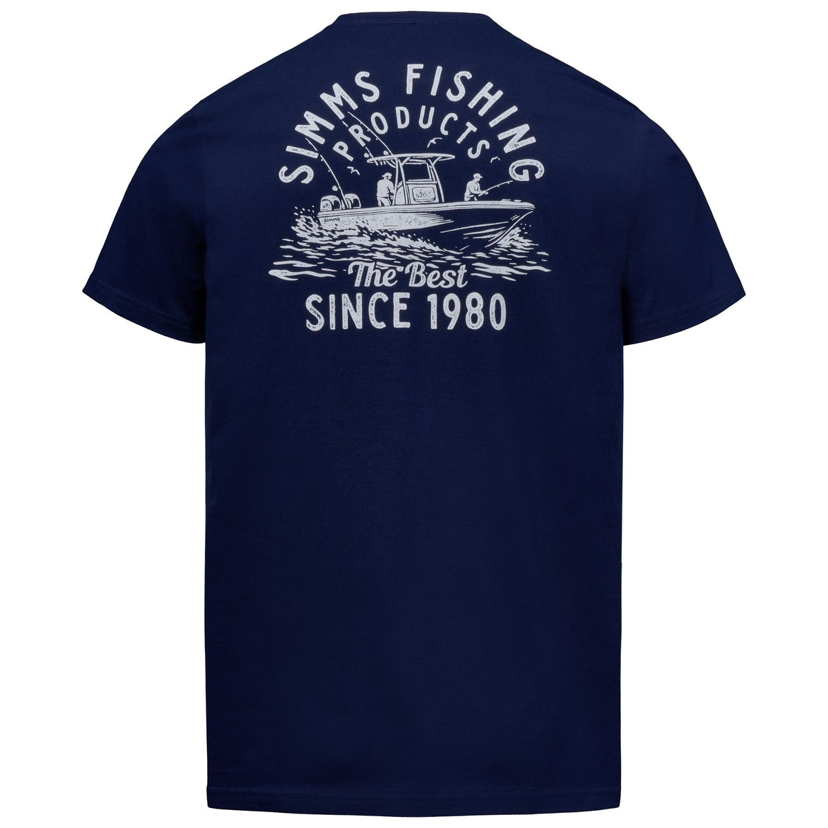 Simms Men's Waterman T-Shirt Classic Blue Image 01