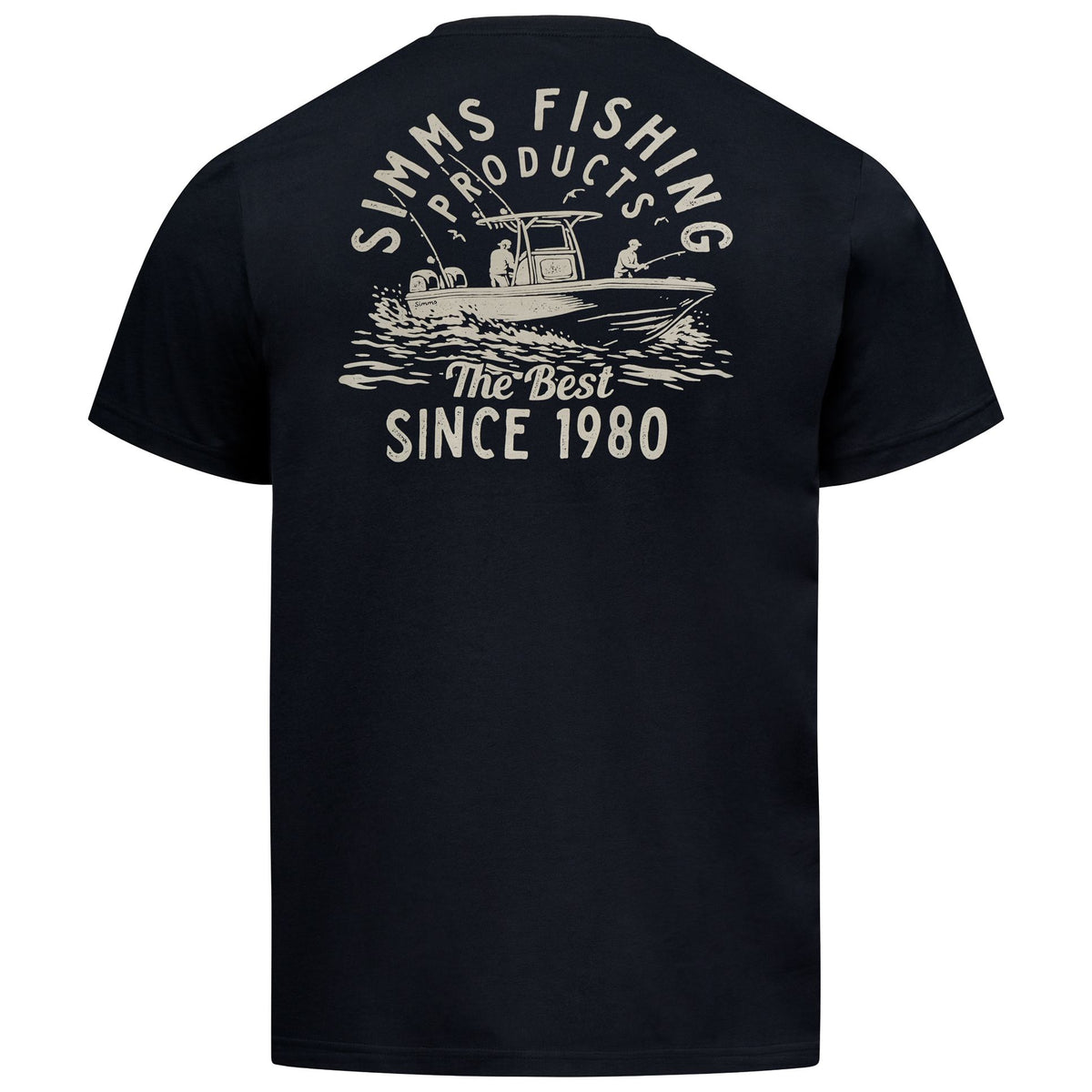Simms Men's Waterman Tech T-Shirt Black Image 01