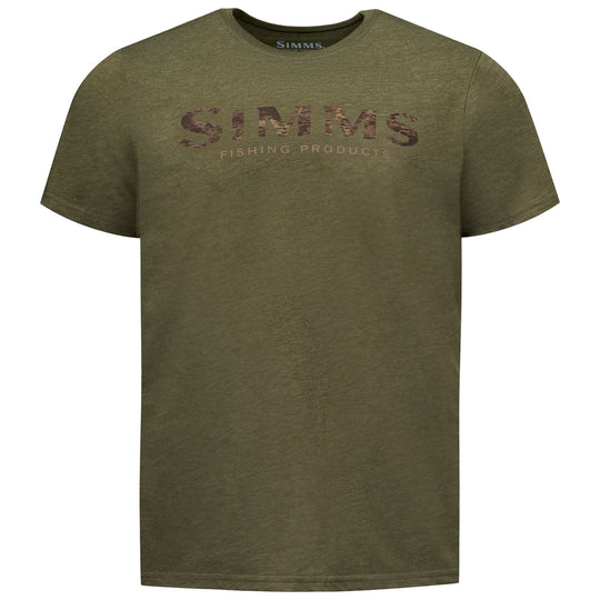 Simms Men's Windy Tech T-Shirt Military Heather Image 01