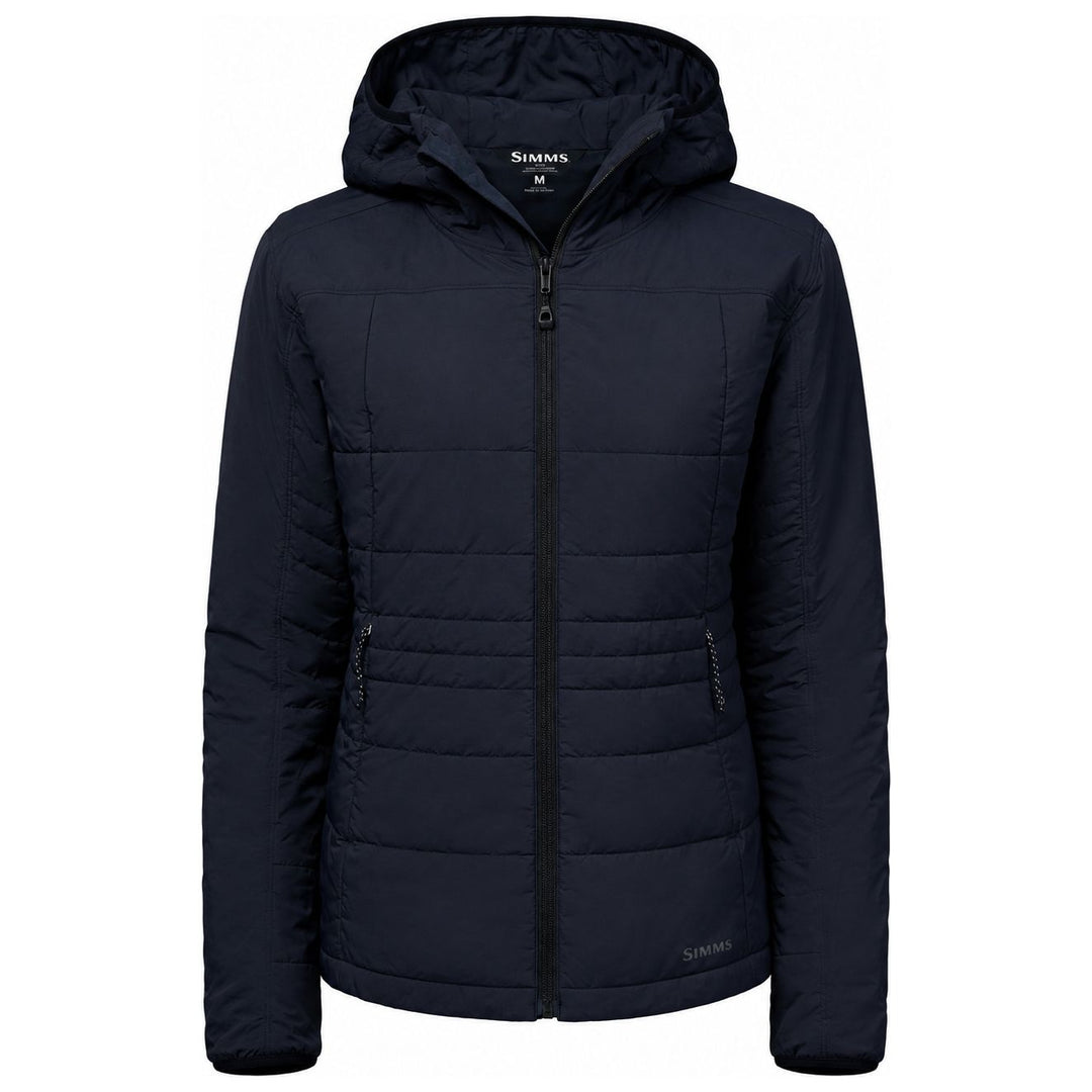 Simms Women's Fall Run Hooded Jacket Black Image 01