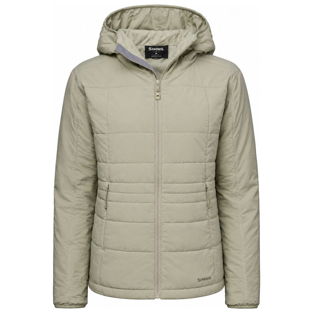 Simms Women's Fall Run Hooded Jacket Pale Pine Image 01