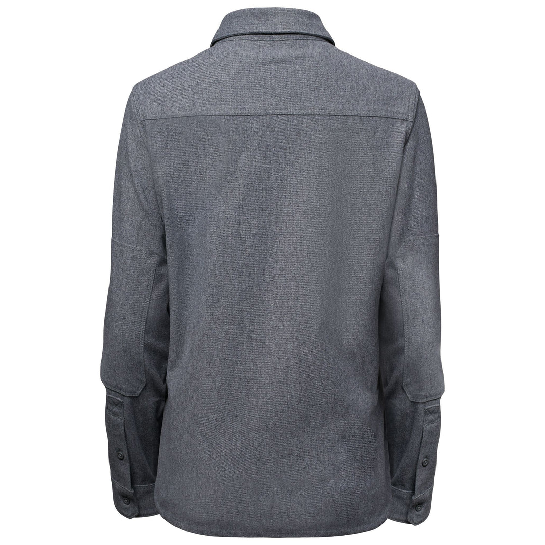 Simms Women's Tailout Knit LS Shirt Steel Heather Image 02