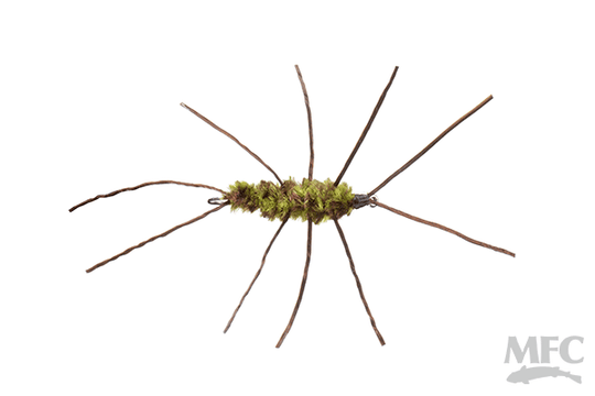 Montana Fly Company Flexi Girdle Bug - Brown/Olive & Black