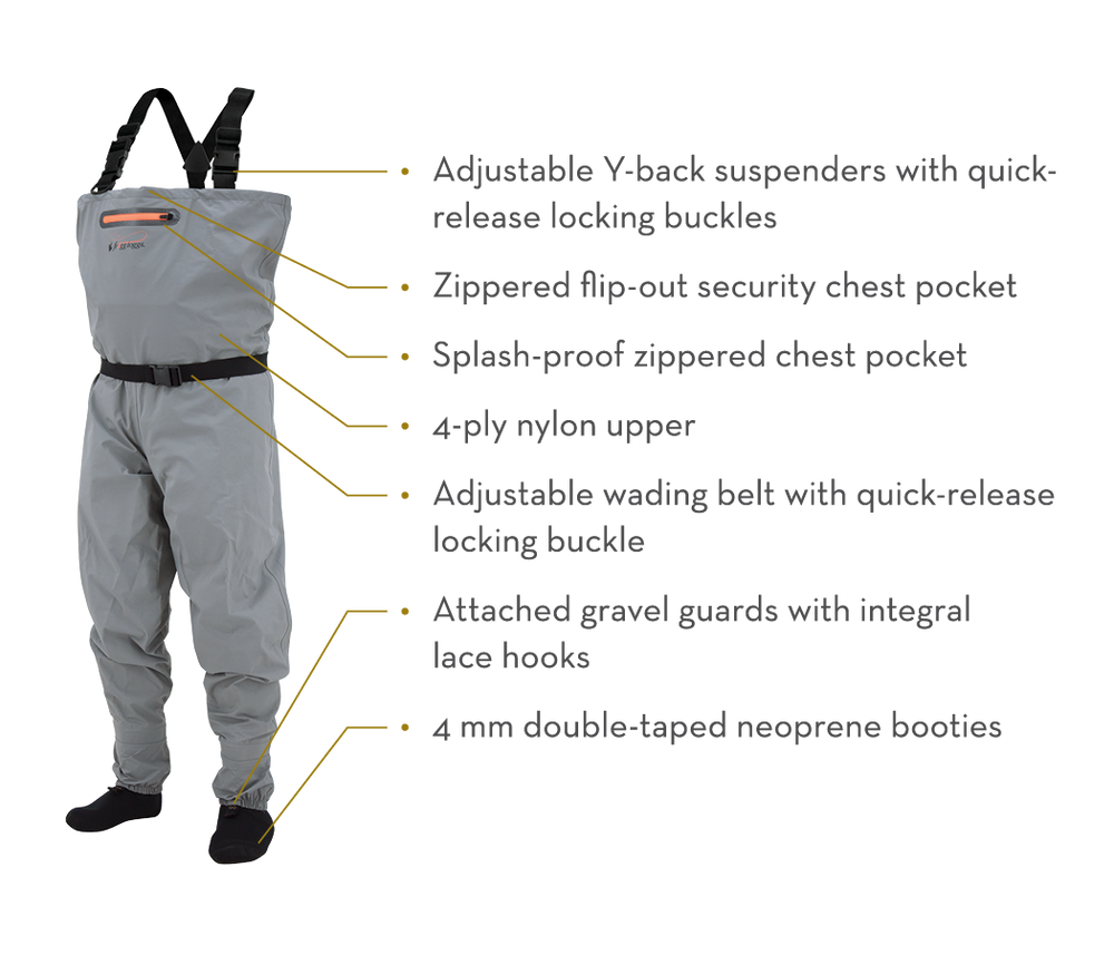 Frogg Toggs Canyon II  Stockingfoot Breathable Chest Wader