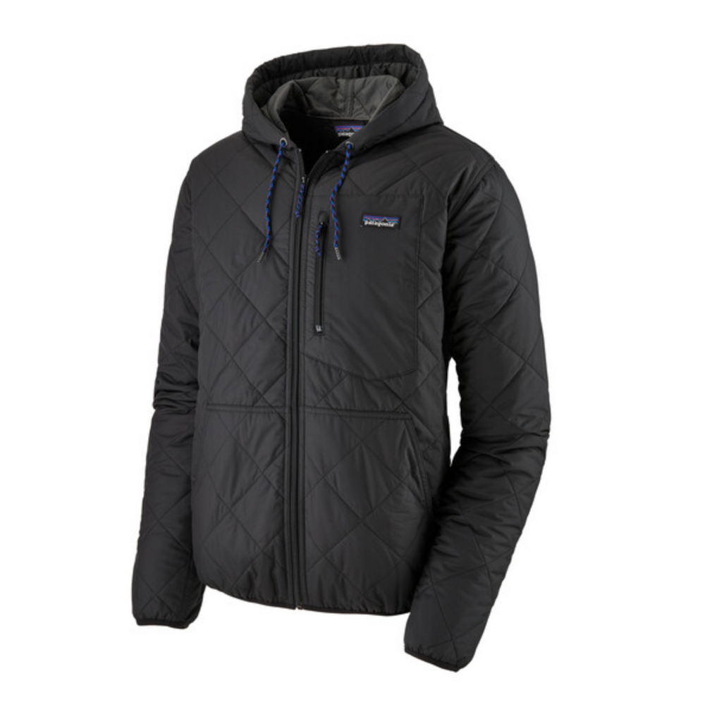 Patagonia Men's Diamond Quilted Bomber Hoody - Black