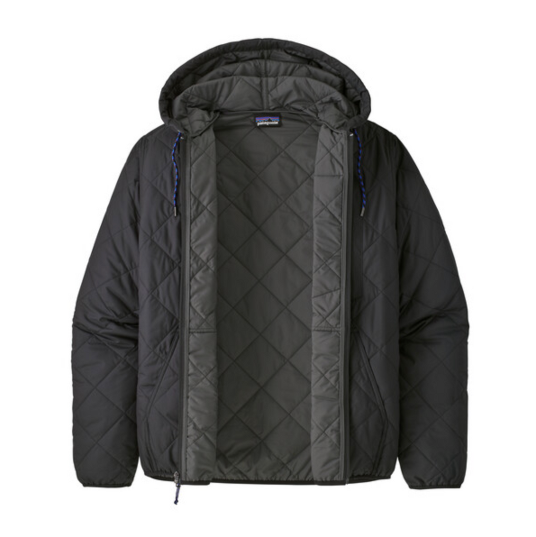 Patagonia Men's Diamond Quilted Bomber Hoody - Black