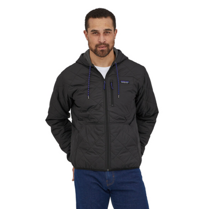 Patagonia Men's Diamond Quilted Bomber Hoody - Black