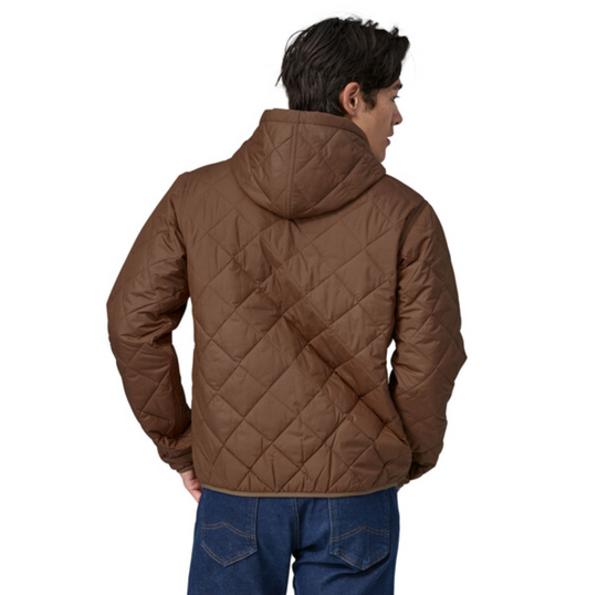 Patagonia Men's Diamond Quilted Bomber Hoody - Moose Brown