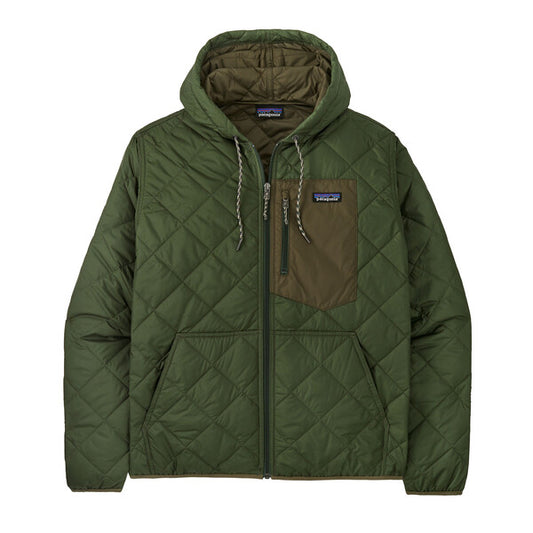 Patagonia Men's Diamond Quilted Bomber Hoody - Torrey Pine Green